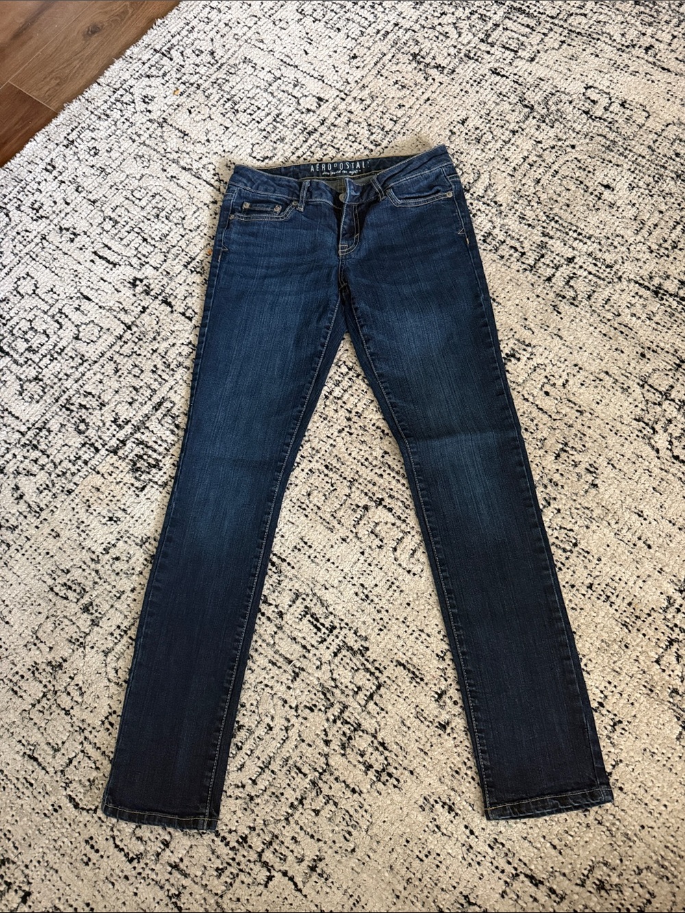 Aeropostale Women's Dark Wash Skinny Jeans